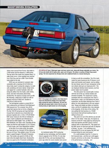 Magazine page 3: rear view and build details